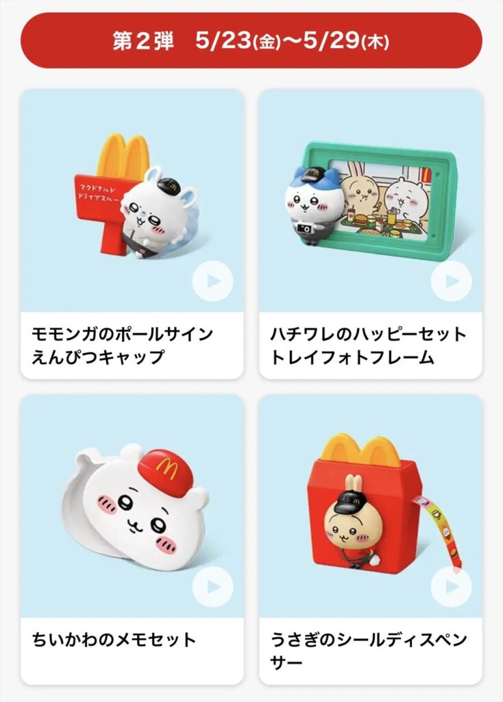 ちいかわハッピーセット